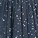 Girls Skirt Navy Blue Moon Star High Waist Sparkling Tutu Dance Tulle Size 11-12
