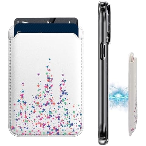 Magnetic Wallet Card Holder for iPhone Cover