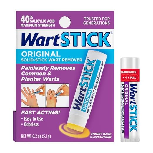 WartStick Maximum Strength Salicylic Acid Solid-Stick Common and Plantar Wart Remover 0.2 Oz