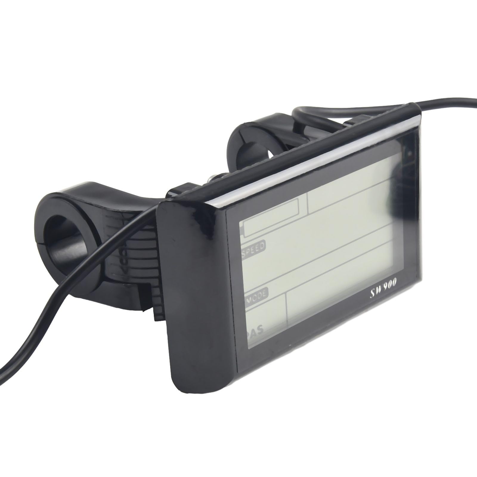 Panel de visualización LCD para bicicleta eléctrica, SW900 LCD E-Bike Panel de control con monitoreo de datos en tiempo real para sistemas de 24/36/48 V