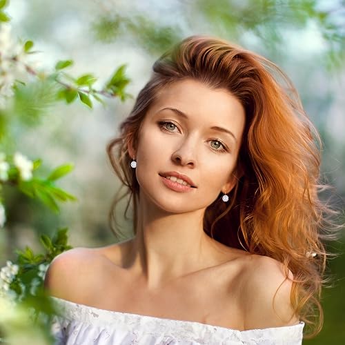 Sterling Silver Freshwater Cultured Pearl Drop Earrings for Women, AAA+ Quality Leverback White Pearl Earrings Dangle Hypoallergenic Jewelry4