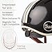 Thousand Heritage 2.0 Adult Bike Helmet; The Original Low Profile Retro Commuter Cycling Helmet Safety Certified for Bicycle Skateboard Skating Roller Skates; for Men & Women (Phantom Black, L)