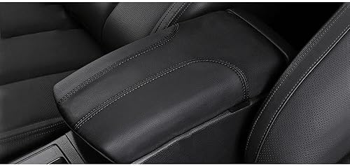 MadLoN Funda para consola central Nissan X-Trail Rogue 2014-2020, funda de consola central antiarañazos, cubierta de consola de cuero, accesorios de