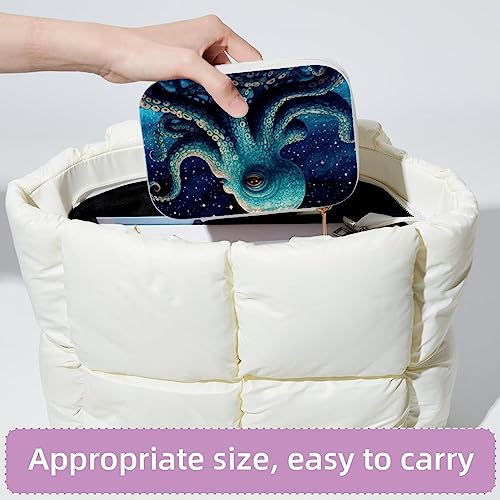 Monedero de joyería de pulpo de terciopelo con caja decorativa para joyas 5