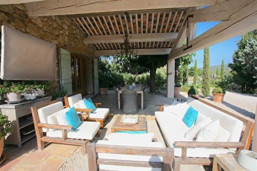 A1Cover Outdoor 50" TV Set Cover,Scratch Resistant Liner Protect LED Screen Best-Compatible with Standard Mounts and Stands (Tan) … — view 2