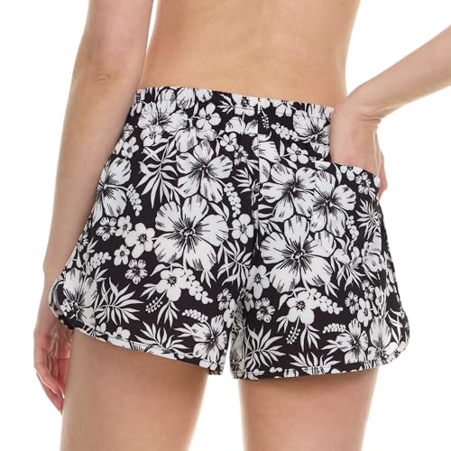 Hurley 3" Swim Board Shorts for Women, Swim Shorts Women, Swimming Bottoms with Pockets3