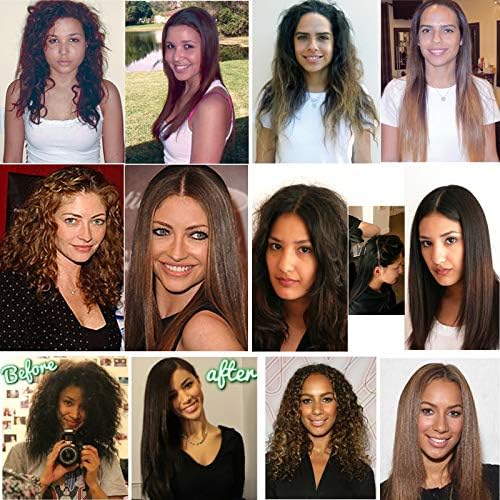 KERATIN RESEARCH Most Effective Brazilian Keratin Hair Blowout Straightening Smoothing Hair Treatment Instant Professional Results Salon Formula With Clarifying Shampoo (FORTE)