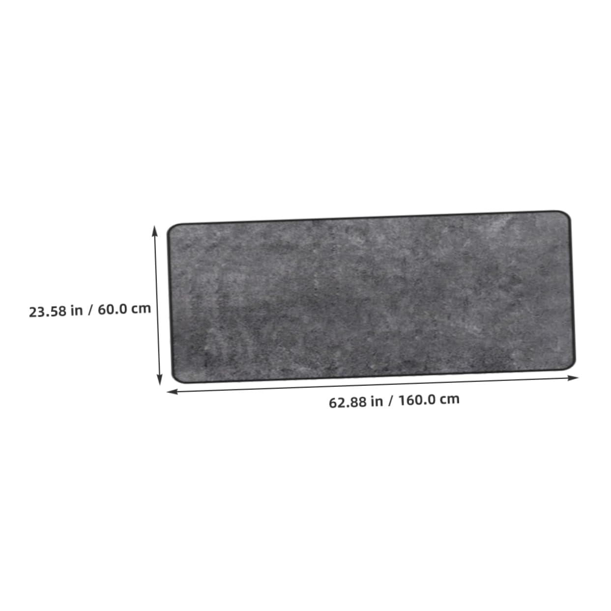Mikinona Panno per Lavaggio Auto in Microfibra 60x160 Cm, Morbido | Asciugatura e Pulizia Accurata, Panno Monofaccia Frange, Riutilizzabile