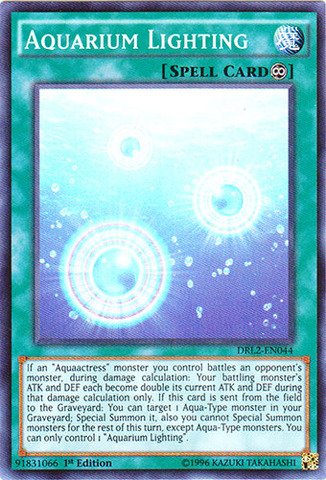 YU-GI-OH! - Aquarium Lighting (DRL2-EN044) - Dragons of Legend 2-1st Edition - Super Rare