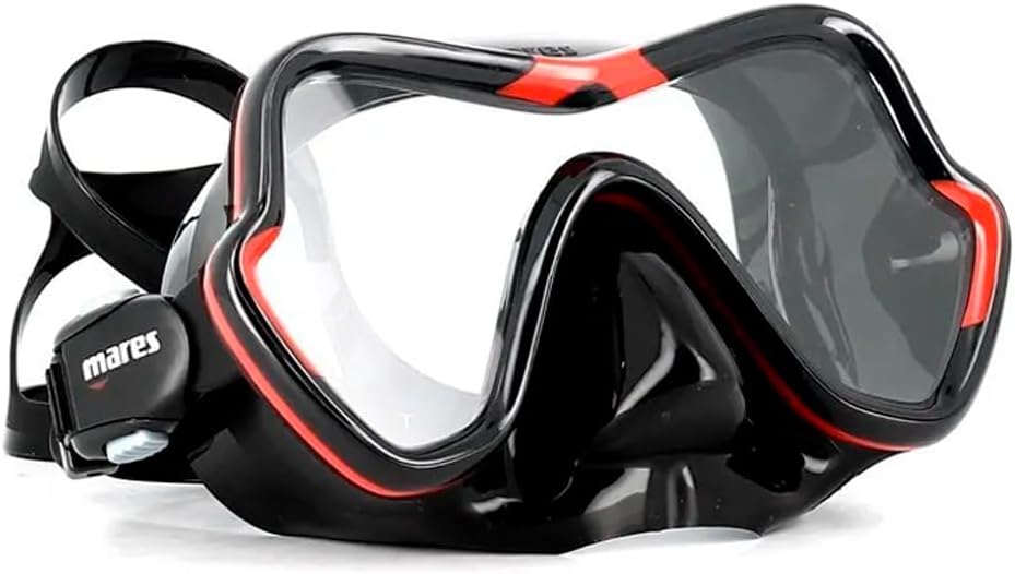 Mares Unisex Adult One Vision Panoramic View Single-Lens Scuba Diving Mask