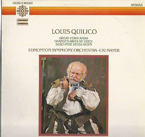 Louis Quilico Uri Mayer Louis Quilico Uri Mayer Great Verdi Arias Lp Vg Canada Cbc Sm5043 Amazon Com Music
