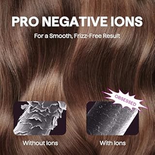 Hair Dryer, Wavytalk Turblow Pro Fast Drying Ionic Hairdryer with Diffuser, High Speed Brushless Motor Blow Dryer with 110,000 RPM, Pro Negative Ions for Reduces Damage, 3 Heat & 3 Speed Settings