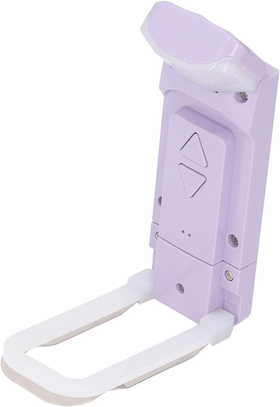 Travel Lamp, 3 Colors Modes Long Battery Life Reading Night Light Compact Folding Clip Multifunctional for Jewelry Appraisal (Purple)