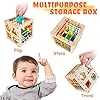 HELLOWOOD Juego de Cubo Clasificador Juguetes Montessori Educativos para Bebés a Partir de 1 Año, Juguete de Aprendizaje con 8 Bloques, Juguete de Madera para Niños Niñas de 1 2 3 Años #3