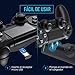 PICTEK Cargador Mando PS4, Carga Ultrarrápido con Tira de Luz y LED...