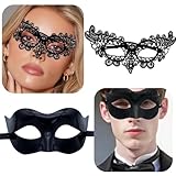 【Masque Vénitien Polyvalent - Applications】 Ce masque vénitien polyvalent s'harmonise parfaitement avec les tenues de soirée et complète divers costumes. Idéal comme masque déguisement pour occasions formelles, bals masqués, Halloween, carnaval et fêtes à thème.