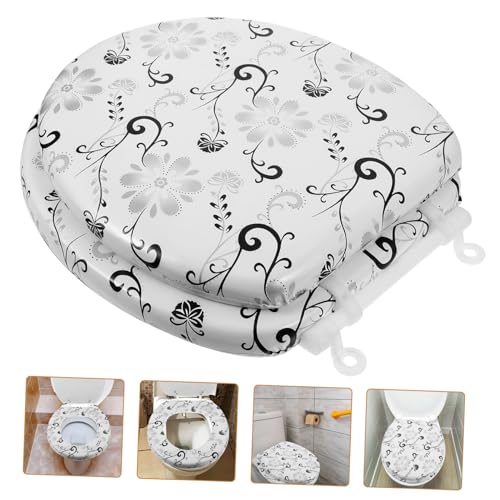 UDaca Pvc-Toilettensitzkissen, Wc-Deckelmatte, Waschbar, Wc-Kissen, Wc-Sitzpolster, Wc-Deckelkissen, Kinder-Toilettensitz, Badezimmer, Wc-Deckelbezug, Kinder-Silikagel-Sitzbezug, Verdickt – Bild 5