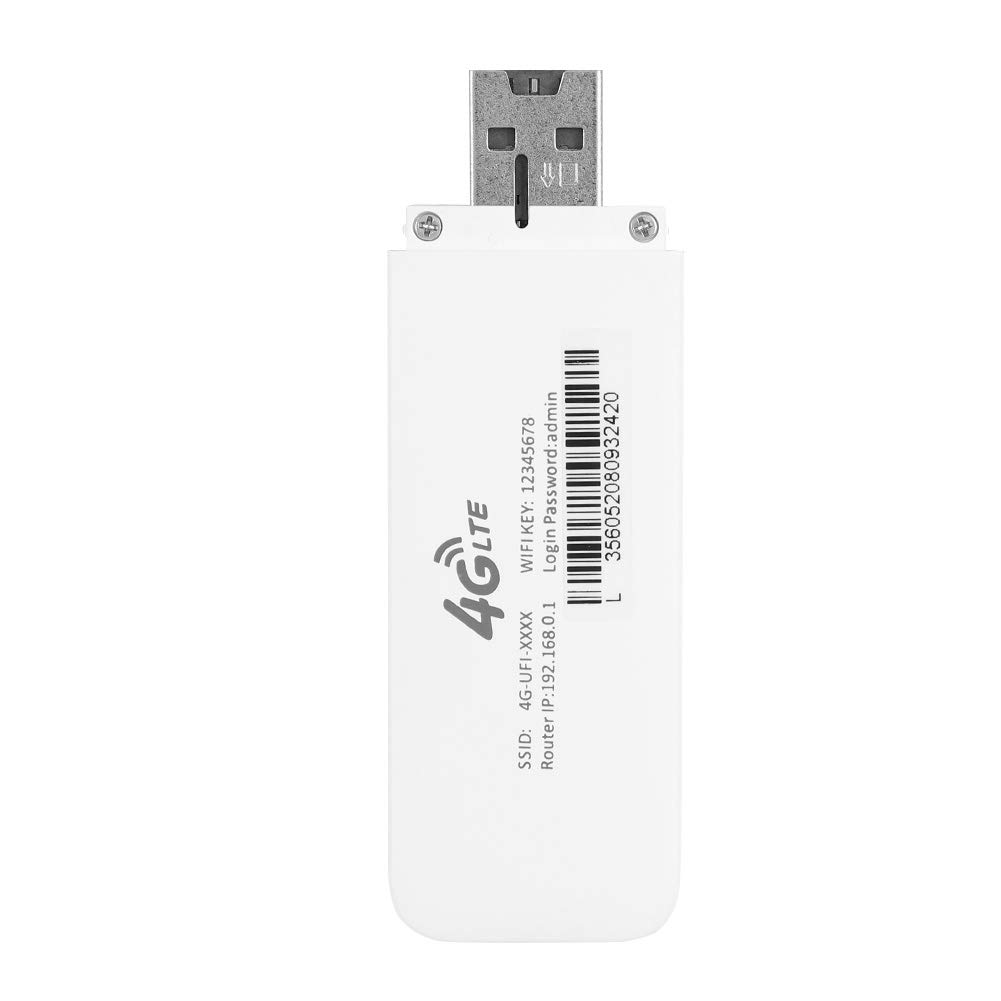 Fyearfly Adaptador de red USB 4G LTE, aumenta la conectividad inalámbrica, evita la congestión de la red, versión europea, enrutador inalámbrico portátil, fácil configuración