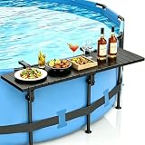 CHENG RONG Swim Up Bar Table for Above Ground Pools - 49.4"×...