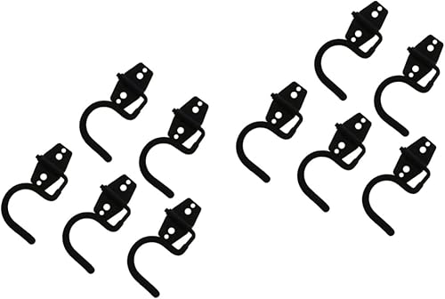 DOITOOL 10 piezas de gancho para trapeador de escoba de metal pesado