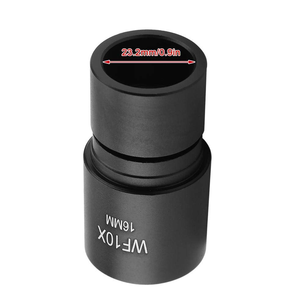 WF 10X Microscopio Oculare Accessori per Microscopio Biologico Microscopio Obiettivo Adattatore per Microscopio Vista