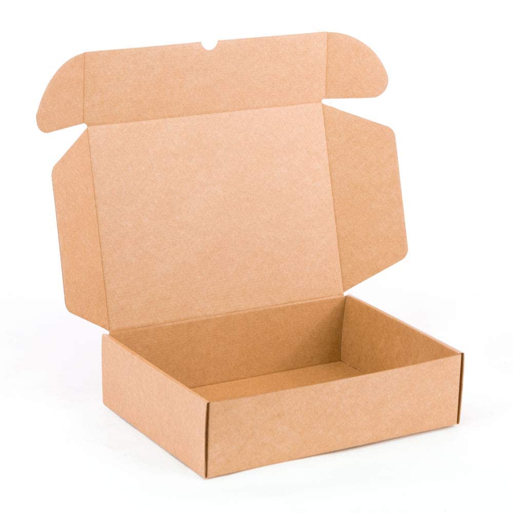 Opakowanie 10 pudełek na prezenty świąteczne tłoczenie, automatyczne pudełka kartonowe do e-commerce wysyłki, pudełko pomiarów: 30x22x8 cm (largoxanchoxalt)