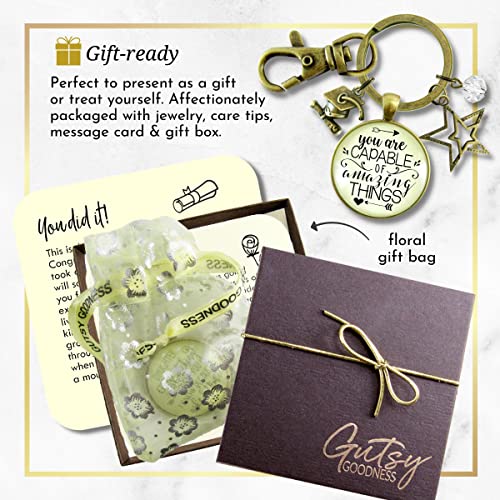 Gutsy Goodness PRKEYW005882 Graduation Keychain You Are Capable Of Amazing Things Womens Congratulations Graduate Jewelry thumb #6