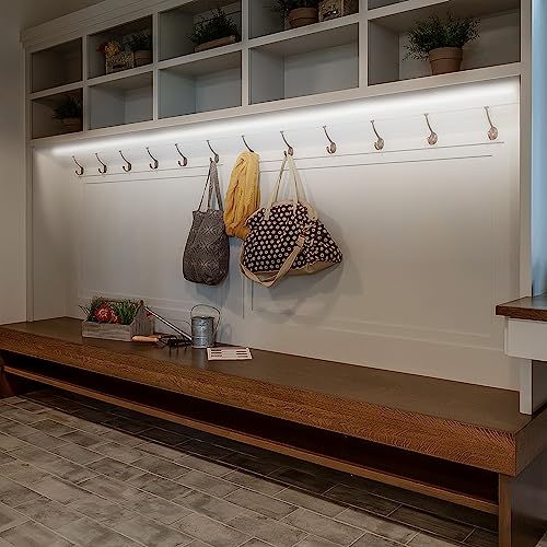 Image of XTREME Lit 16.4ft RGBW Color-Changing Indoor LED Light Strip, 12V Adapter, Easy DIY Installation