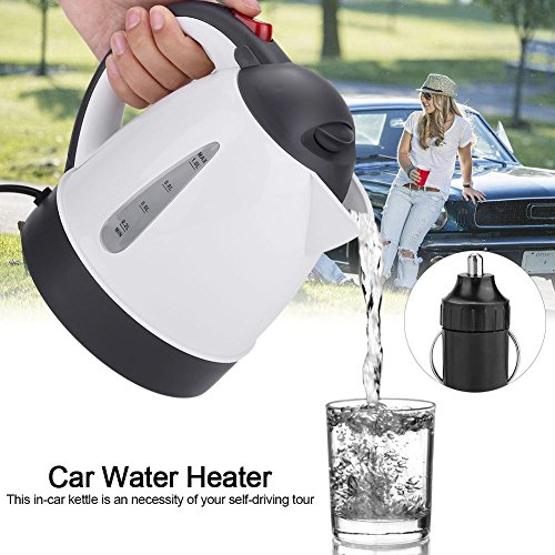 24V Autokessel 1000ML Van Travel Camping Zigarettenanzünder Heizung Elektrische Warmwasserbereiter Flasche für Milchtee Kaffee