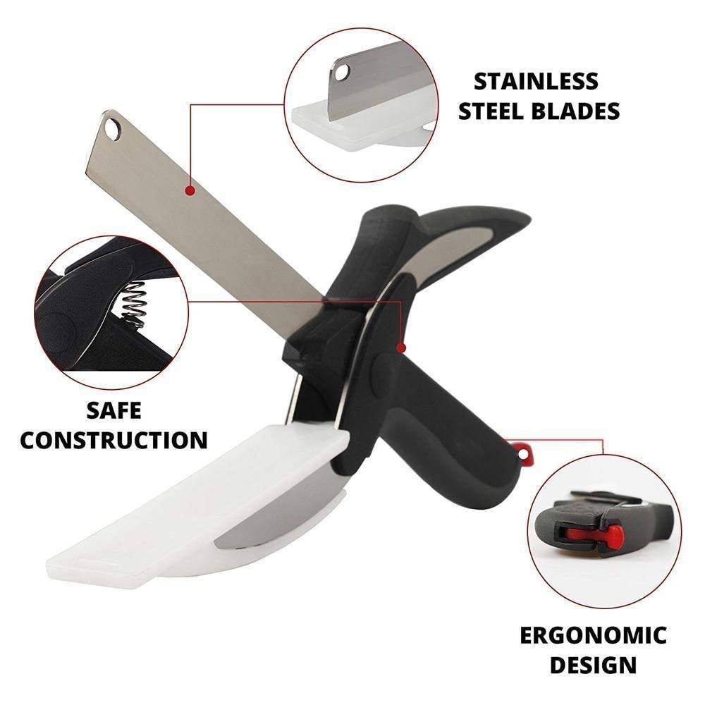 Clever Cutter: 2-in-1 Food Chopper & Cutting Board -2