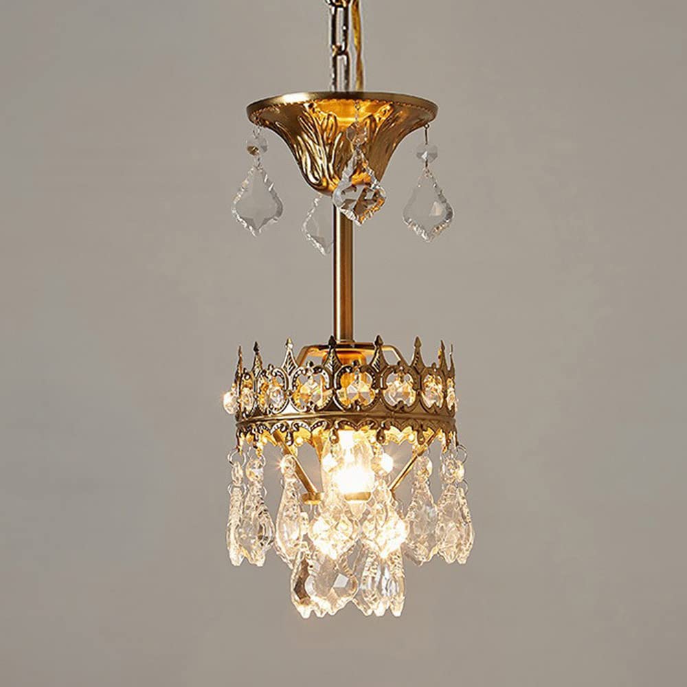 HXYSXHJUO French Style K9 Crystal Chandelier Ceiling Lighting For Living Room Lamp Kitchen Light Fixtures Hanging Lamps Bedrooms Pendant Entryway