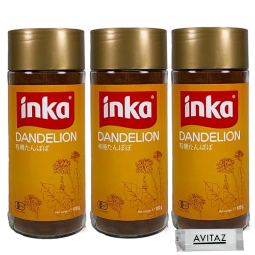 AVITAZ inka 有機たんぽぽコーヒー 100g×3