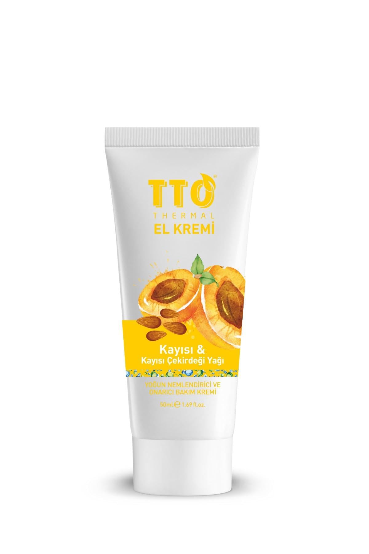 TTO Kayısı Özlü El Kremi – Doğal Nemlendirici & Yumuşatıcı Bakım 50 Ml