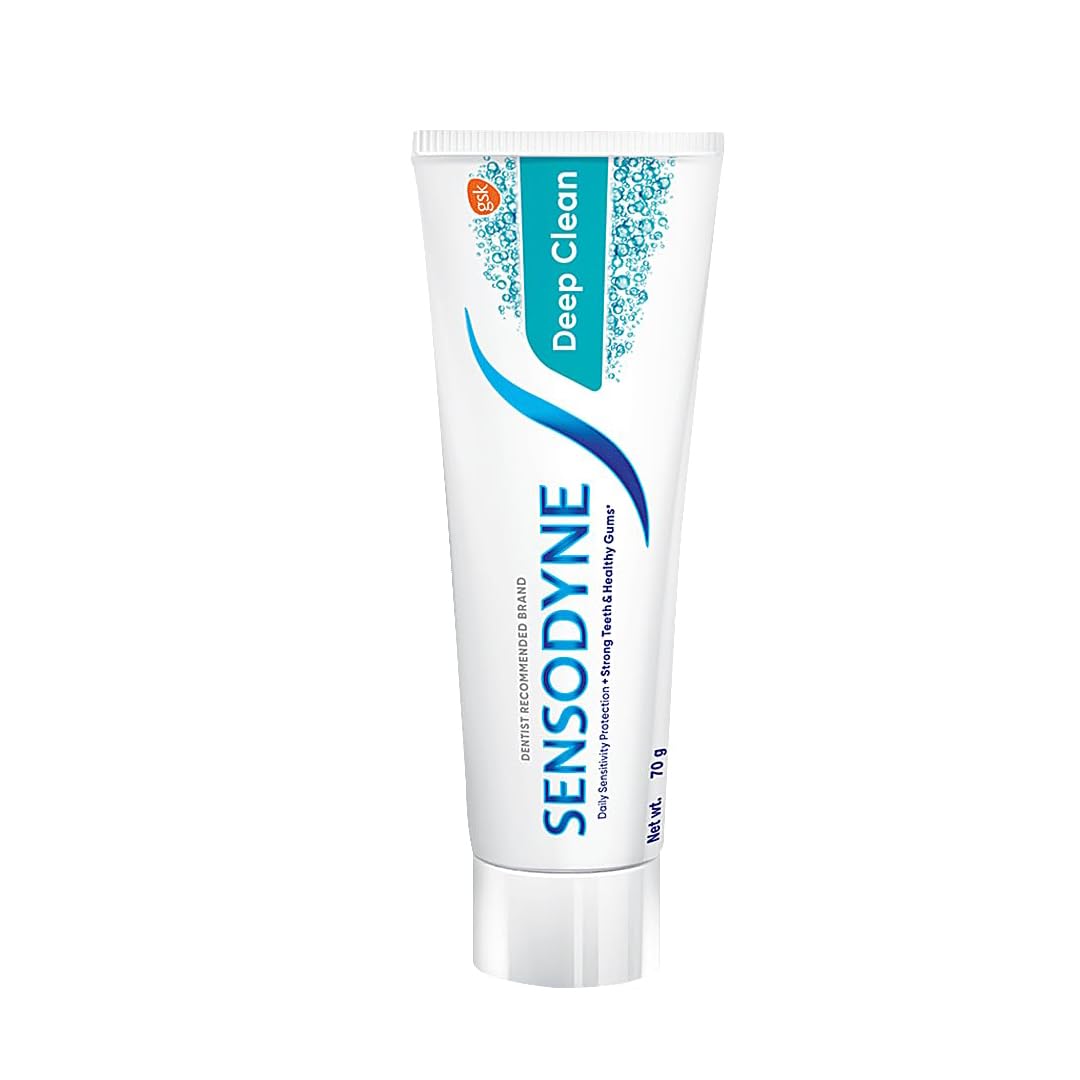 See full amazon price history chart for Sensodyne deep clean toothpaste offer pack of 1,sensodyne deep clean Sensitive tooth paste for advanced cleaning and lasting freshness 70g Sensodyne deep clean toothpaste offer pack of 1,sensodyne deep clean Sensitive tooth paste for advanced cleaning and lasting freshness 70g (B0CX6HMW9C) Amazon Price History, Amazon Price Tracker