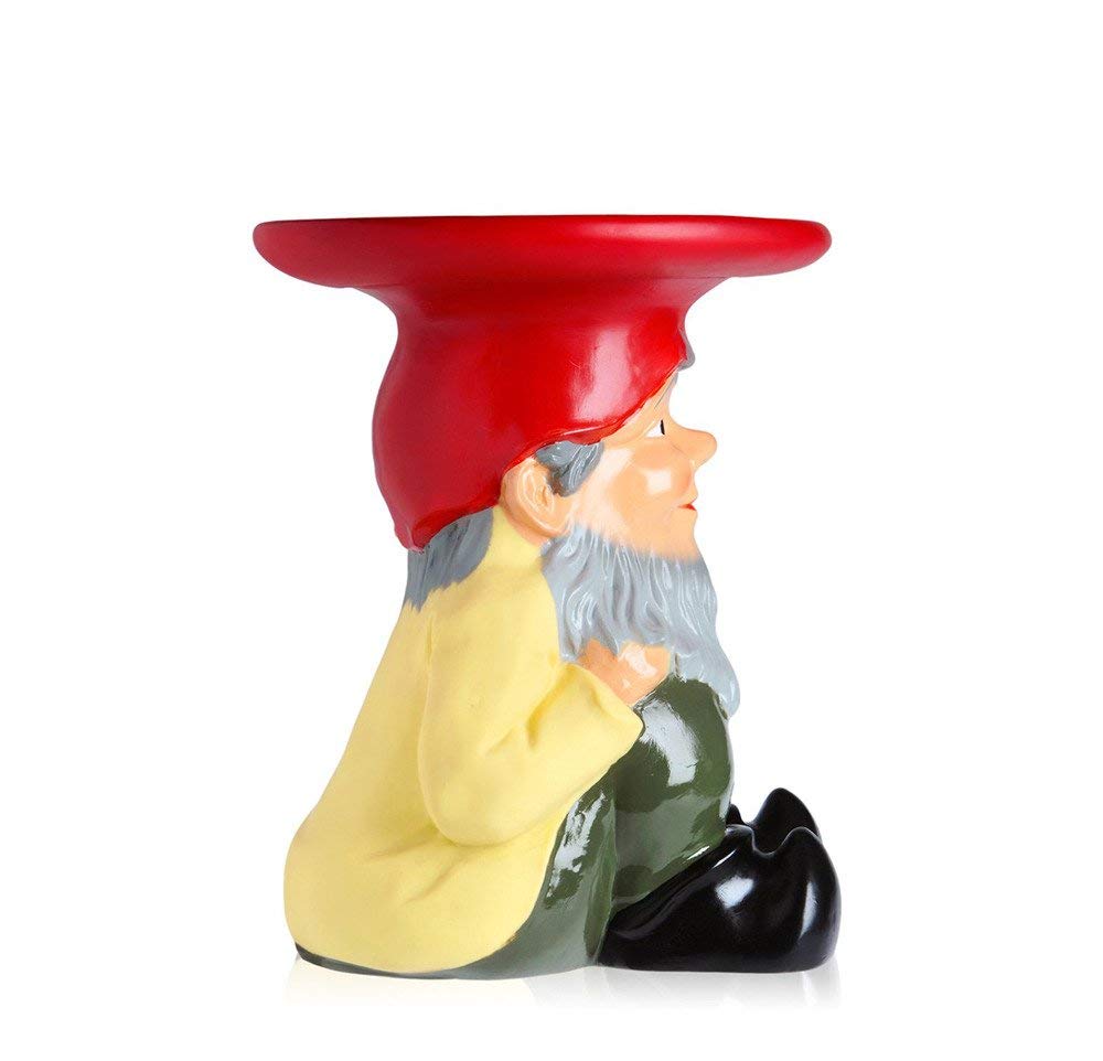 Kartell Napoleon Tisch, Plastik, rot, 40 x 44 x 40 cm