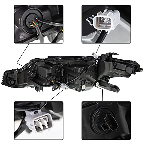Headlights Assembly Replacement For 2018 2019 2020 2021 Toyota Camry L / Le / Se Projector Headlamp Right Passenger Side #TOP5