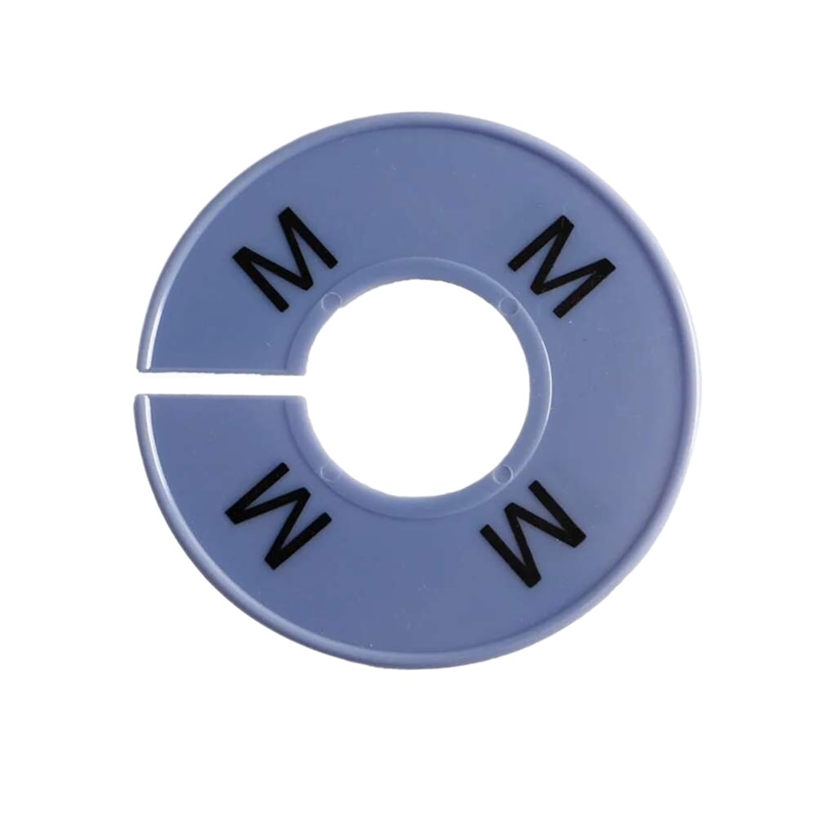 30pcs Blank Clothing Size Dividers Round Hanger Tags for Closet Organizer
