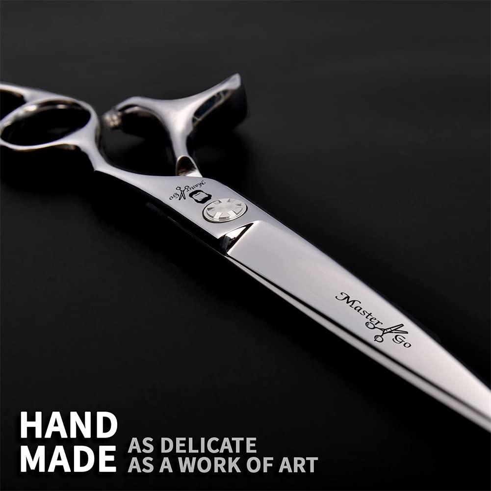 Ciseaux De Coupe des Cheveux Professionnels, 6,0 Pouces Coupes De Ciseaux De La Barbe De La Barbe De Cheveux Ciseaux De Toilettage, pour Hommes Femmes Enfants Animaux Domestiques Salon