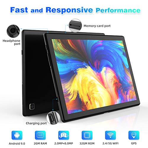 Tablet 10 Inch Android with 2GB Ram, 32GB Storage, 128GB Expand, Octa-Core Processor, 1920x1200 IPS Touchscreen, 5G/2.4G… - Image 5