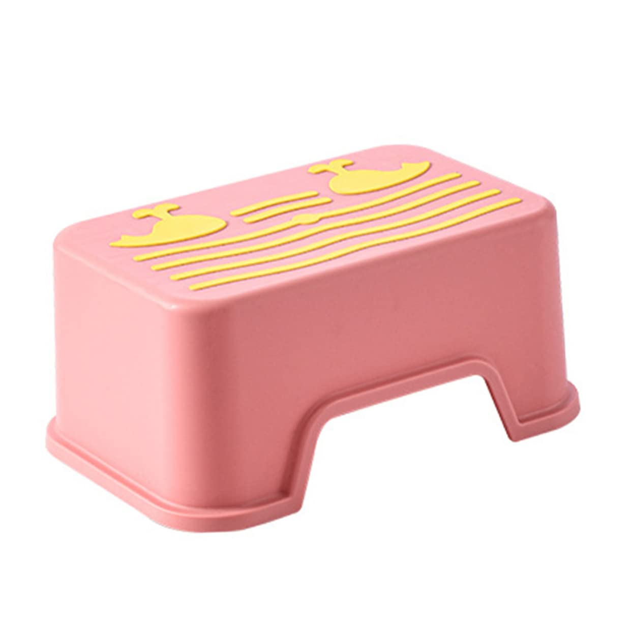 Marchepied plastique antidérapant avec base large et stable pour enfants
