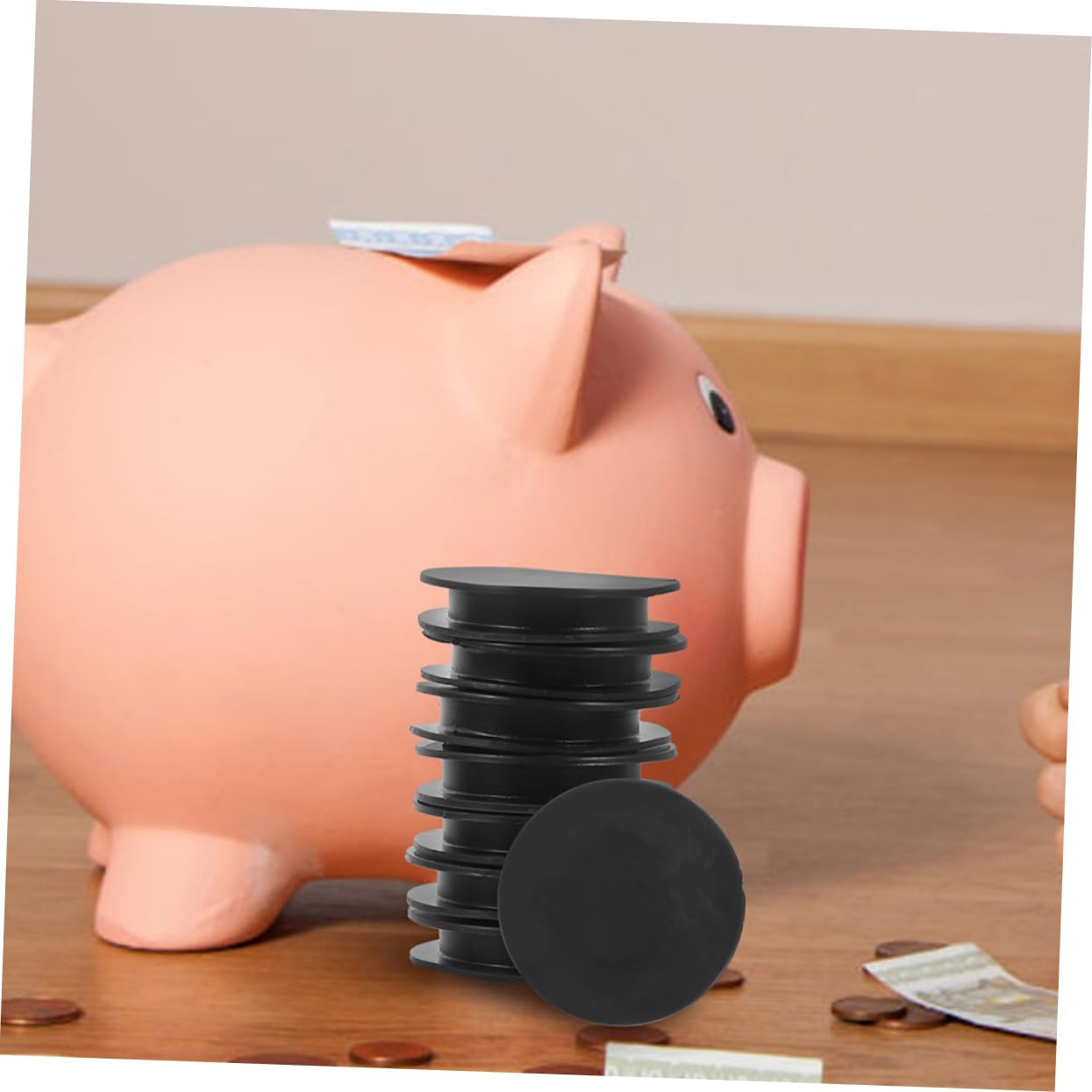 BESTonZON 10Pcs Rubber Money Saving Box Stoppers Piggy Bank Bottom Plugs for Easy Installation Suitable for Piggy Banks Plaster Dolls and Deposit Boxes Safe