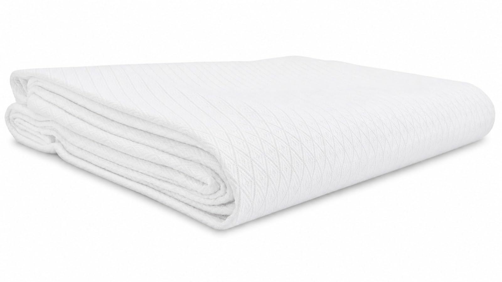 Euroricami Copriletto Matrimoniale Estivo Cotone,100% Made in Italy - Telo Singolo 100% Cotone Piquet, Adatto Come Telo Arredo, Copri Letto 2 Piazze 280x270,Stile Country, (BIANCO)