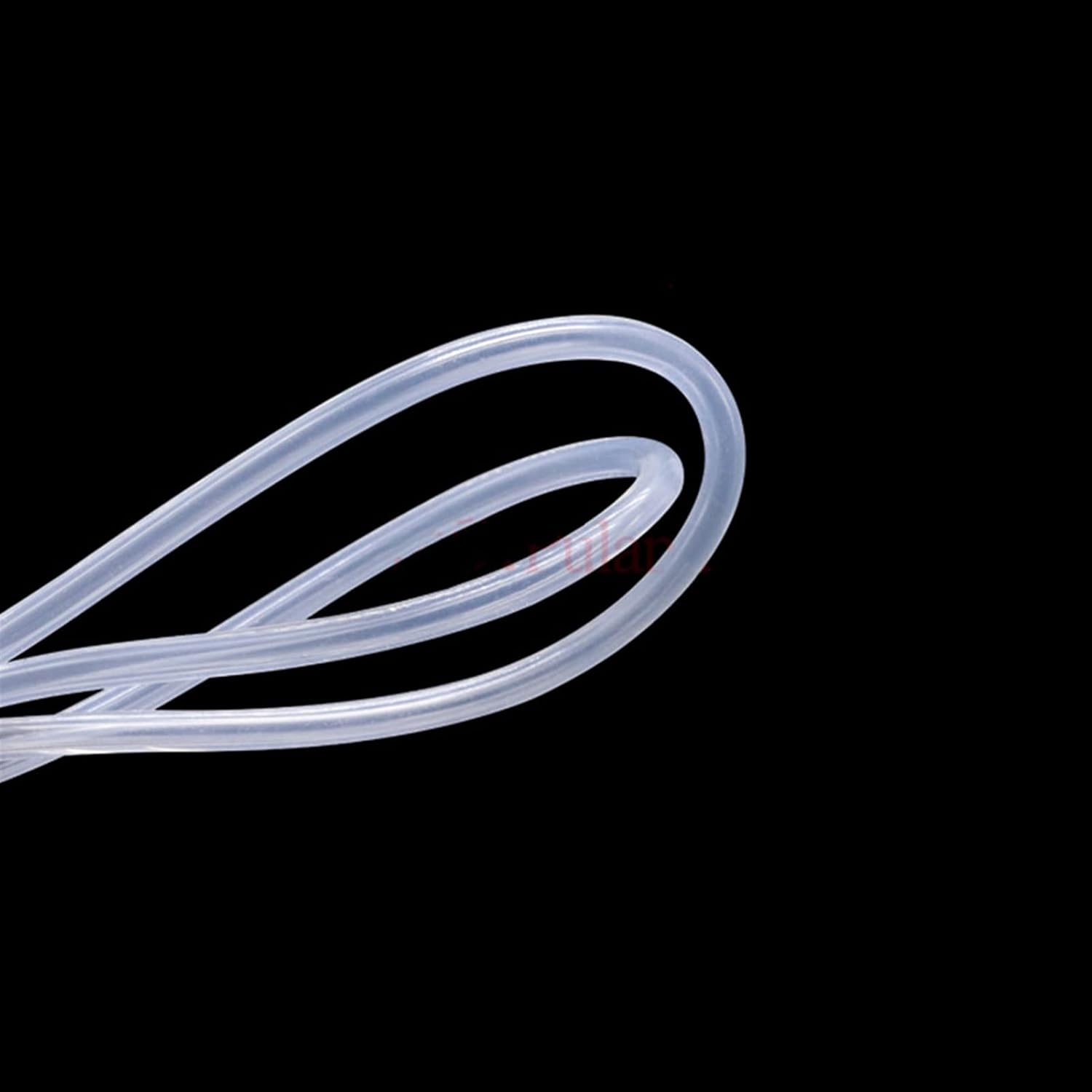 Zkenshan-Pure Silicone Tubing 1-10 Meters Food Grade Transparent Silicone Rubber Hose 1mm 1.5mm 2mm 2.5mm 3mm 4mm Inner Diameter Flexible Silicone Tube, Good Wall Thickness