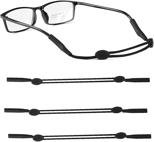 Correa ajustable sin cola para gafas para hombres, mujeres, niños, deportes, gafas de sol, correa de soporte