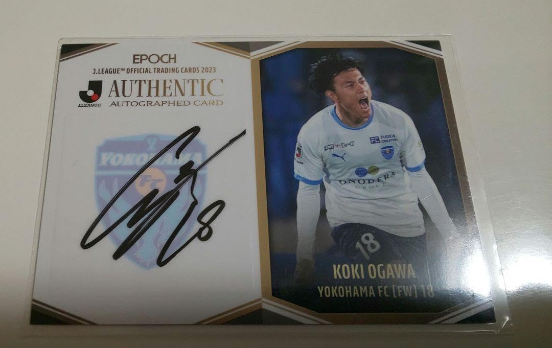 小川航基 横浜FC 直筆サインカード EPOCH 2023 Jリーグ Jリーグ 小川航