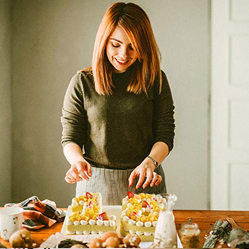 12Inch Alphabet Cake Stencils Letter Stencil A-Z 26Pcs,0-9 Number Cake Templates 10Pcs With A Heart Mold For Birthday Wedding Anniversary (37Pcs) #TOP6