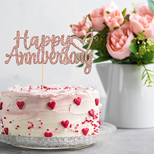 Gyufise - 1 cake topper glitterato, con scritta