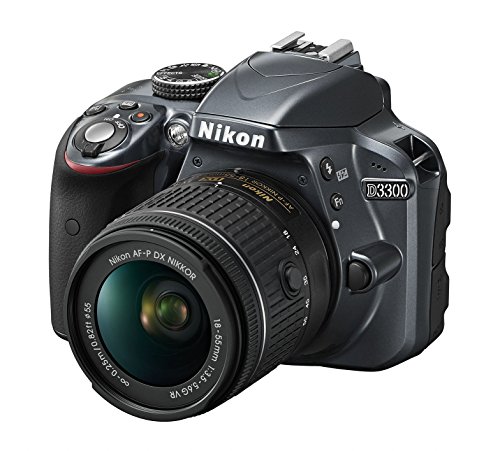 Nikon D3300 - Kit de cámara réflex digital, 24,2 megapíxeles, pantalla LCD de 3 pulgadas,...