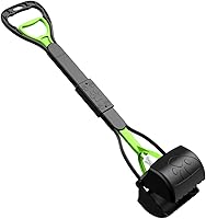 TIMINGILA 28" Long Handle Pooper Scooper for Large & Small Dogs - Durable, Portable, Lawn-Safe Pet Waste Picker
