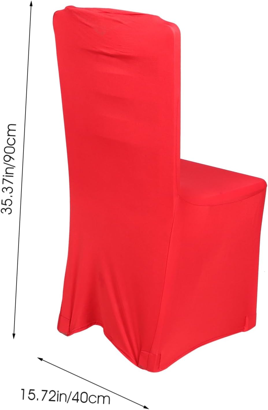 2pcs Stretch Chair Covers for Weddings Parties Events Elastic Seat for Chairs Easy to Clean